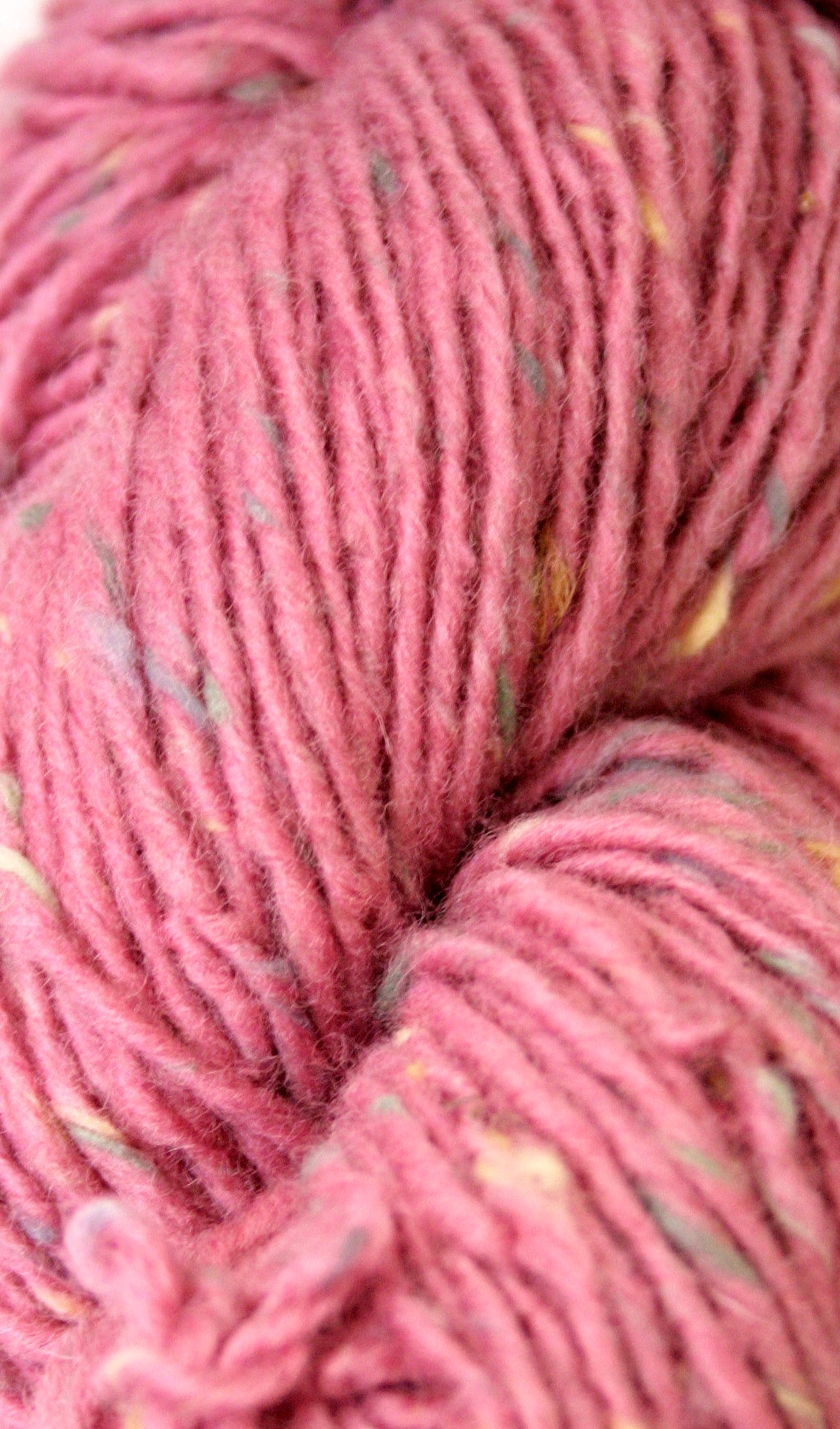 ARAN WOOL KNITTING HANKS PINK Quills Woollen Market